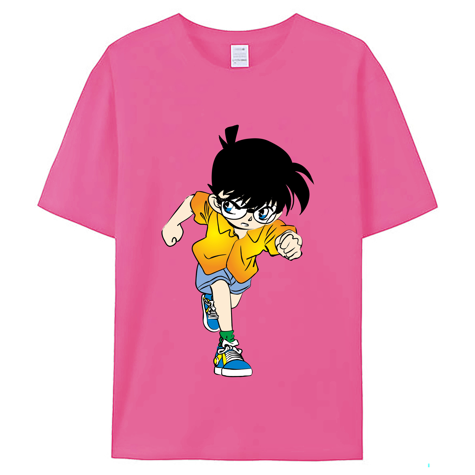 （画像用） 名探偵コナン 江戸川 コナン Detective Conan Conan Edogawa レディースカジュアルプリントTシャツ（綿100％）